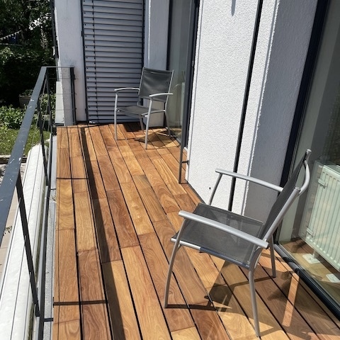 Ipe Terrassendielen für Ihren Balkon